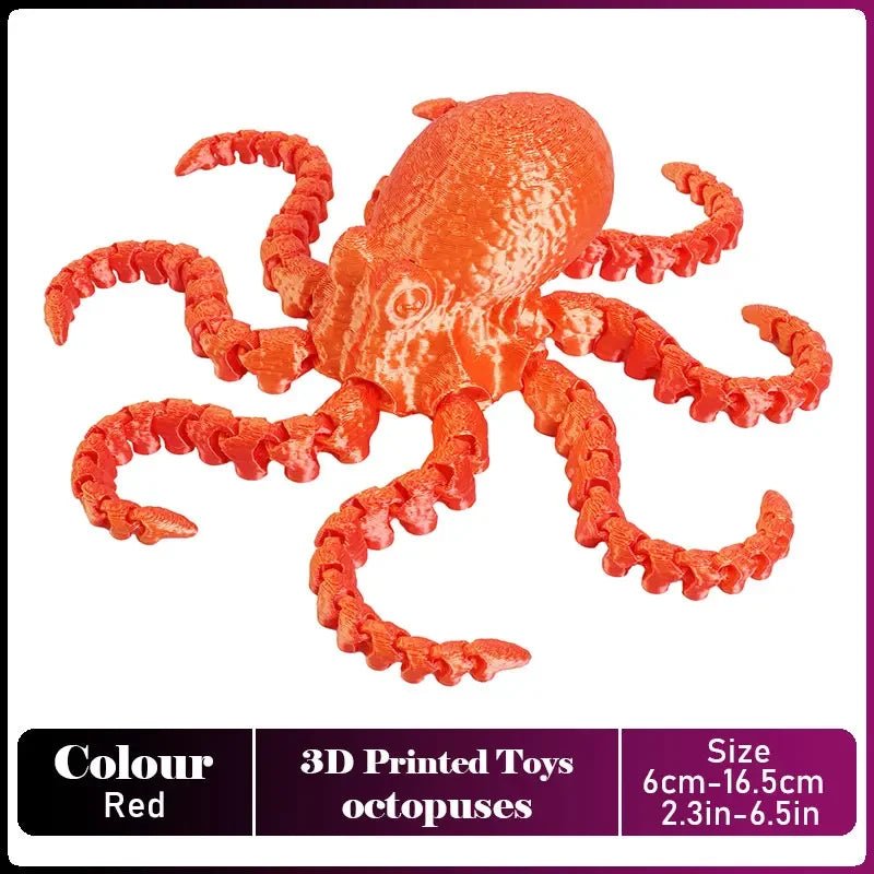 Figurine Dragon Articulée Imprimée en 3D | Modèle Décoratif avec Joints Mobiles | PLA Écologique Jouet 3D - KAWAII FAVIE