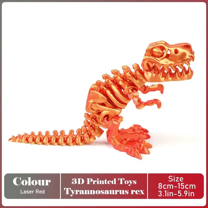 Figurine Dragon Articulée Imprimée en 3D | Modèle Décoratif avec Joints Mobiles | PLA Écologique Jouet 3D - KAWAII FAVIE