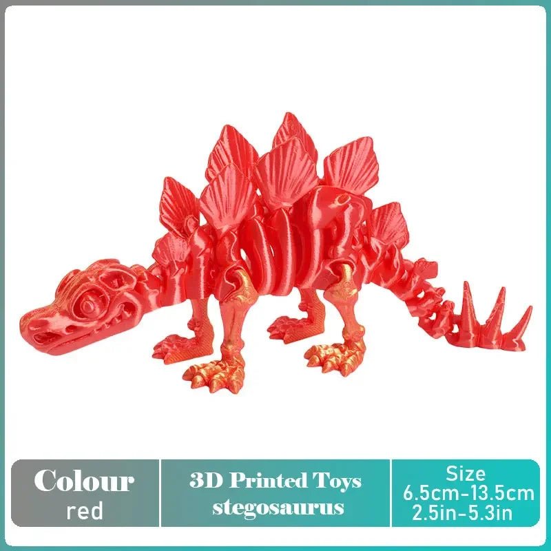 Figurine Dragon Articulée Imprimée en 3D | Modèle Décoratif avec Joints Mobiles | PLA Écologique Jouet 3D - KAWAII FAVIE