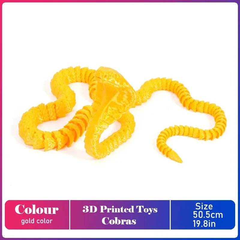 Figurine Dragon Articulée Imprimée en 3D | Modèle Décoratif avec Joints Mobiles | PLA Écologique Jouet 3D - KAWAII FAVIE