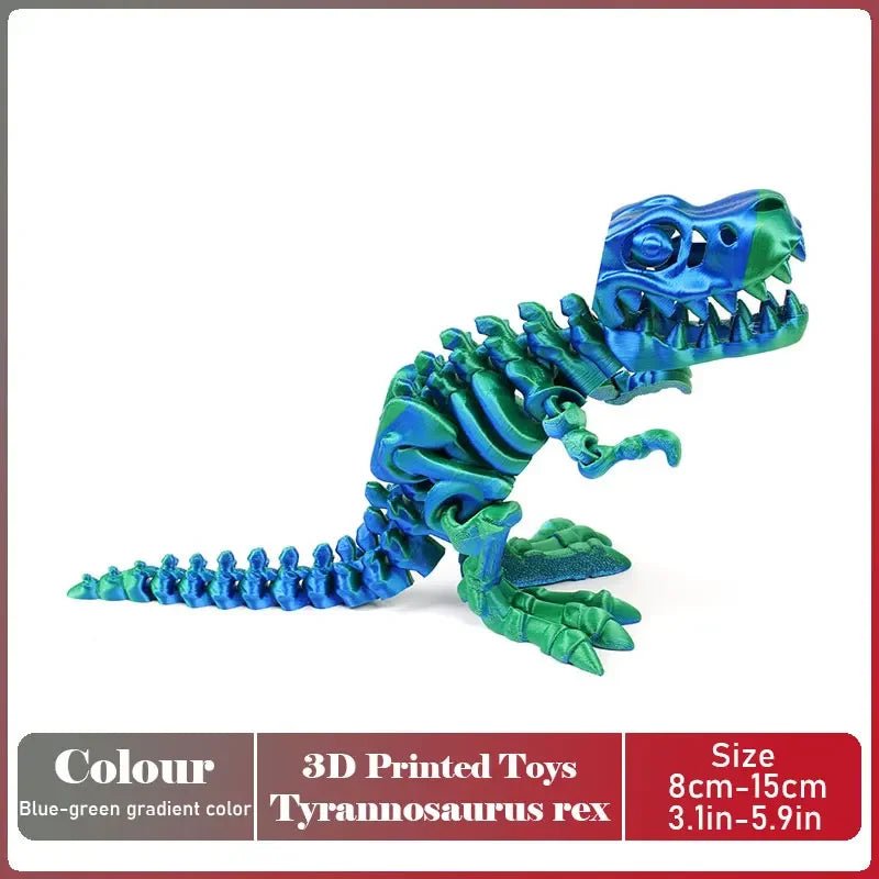 Figurine Dragon Articulée Imprimée en 3D | Modèle Décoratif avec Joints Mobiles | PLA Écologique Jouet 3D - KAWAII FAVIE