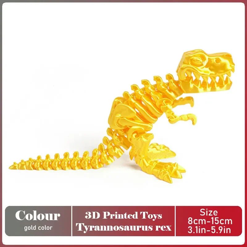 Figurine Dragon Articulée Imprimée en 3D | Modèle Décoratif avec Joints Mobiles | PLA Écologique Jouet 3D - KAWAII FAVIE