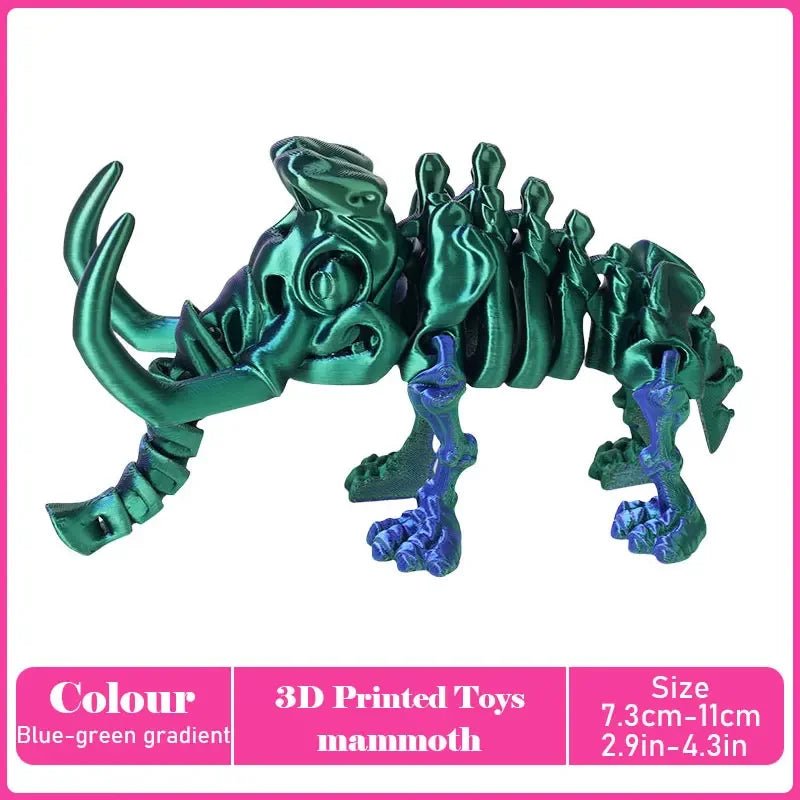 Figurine Dragon Articulée Imprimée en 3D | Modèle Décoratif avec Joints Mobiles | PLA Écologique Jouet 3D - KAWAII FAVIE