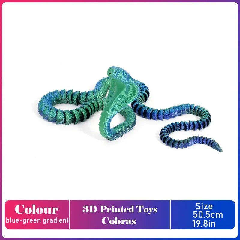 Figurine Dragon Articulée Imprimée en 3D | Modèle Décoratif avec Joints Mobiles | PLA Écologique Jouet 3D - KAWAII FAVIE