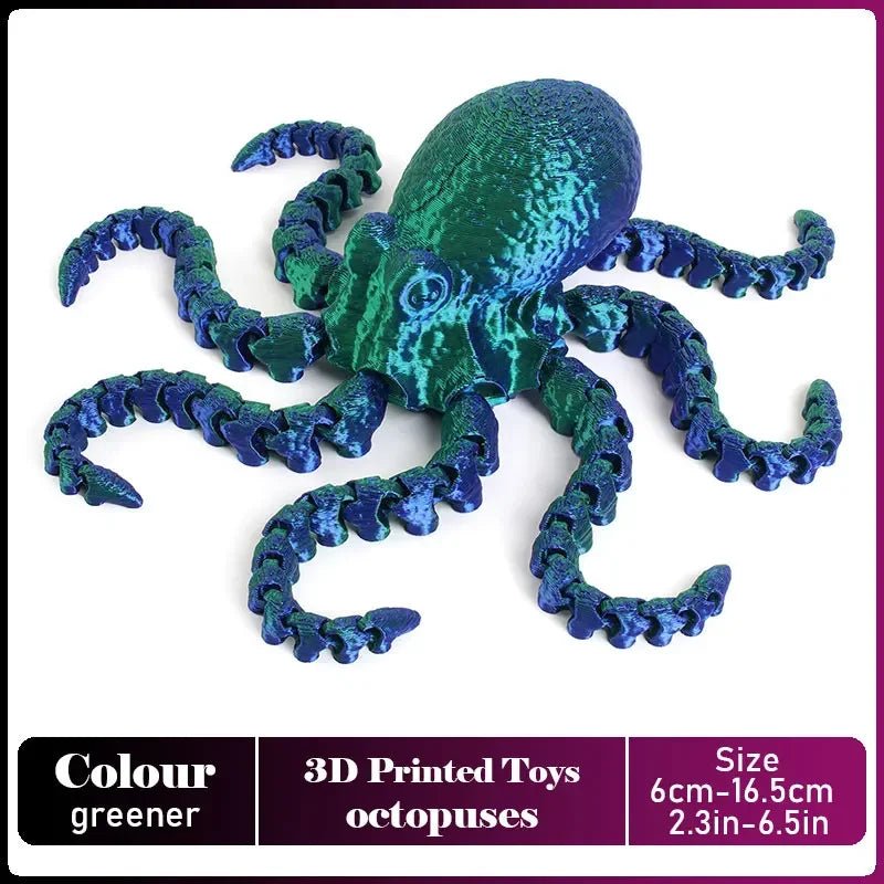 Figurine Dragon Articulée Imprimée en 3D | Modèle Décoratif avec Joints Mobiles | PLA Écologique Jouet 3D - KAWAII FAVIE