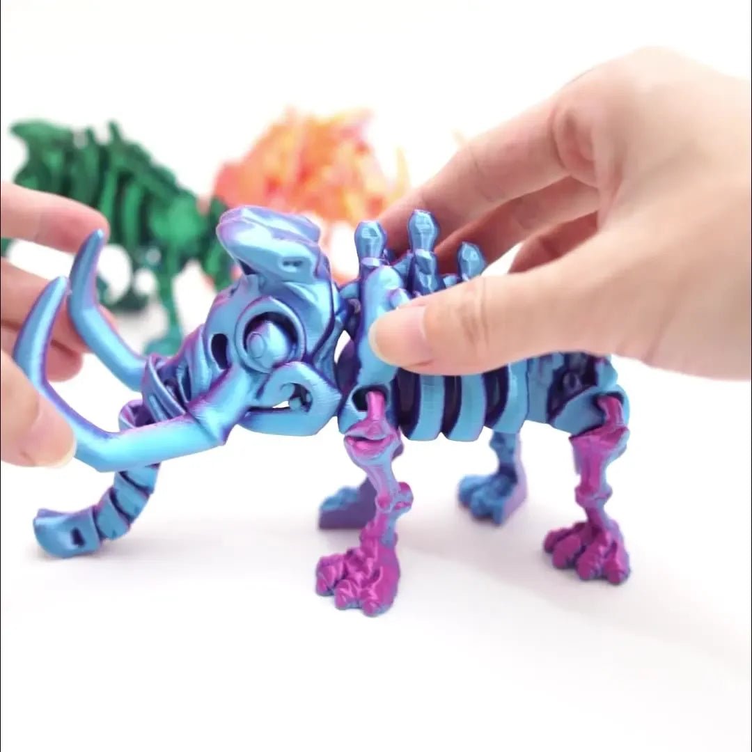 Figurine Dragon Articulée Imprimée en 3D | Modèle Décoratif avec Joints Mobiles | PLA Écologique Jouet 3D - KAWAII FAVIE