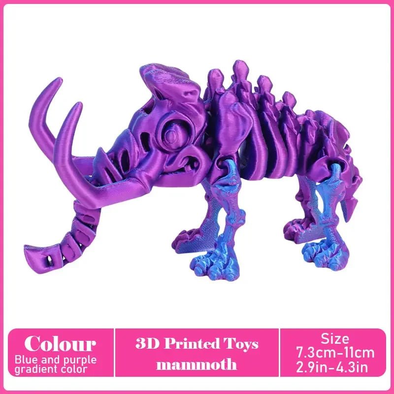 Figurine Dragon Articulée Imprimée en 3D | Modèle Décoratif avec Joints Mobiles | PLA Écologique Jouet 3D - KAWAII FAVIE
