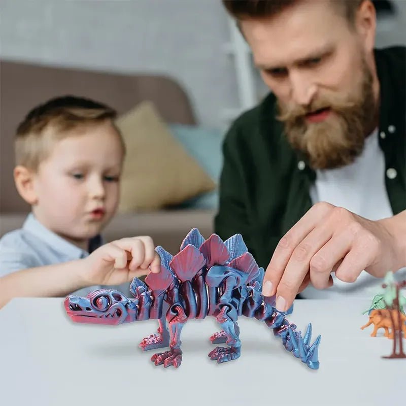 Figurine Dragon Articulée Imprimée en 3D | Modèle Décoratif avec Joints Mobiles | PLA Écologique Jouet 3D - KAWAII FAVIE