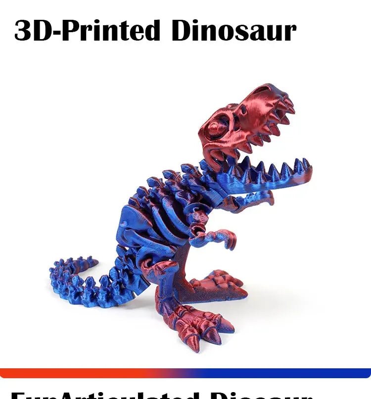Figurine Dragon Articulée Imprimée en 3D | Modèle Décoratif avec Joints Mobiles | PLA Écologique Jouet 3D - KAWAII FAVIE