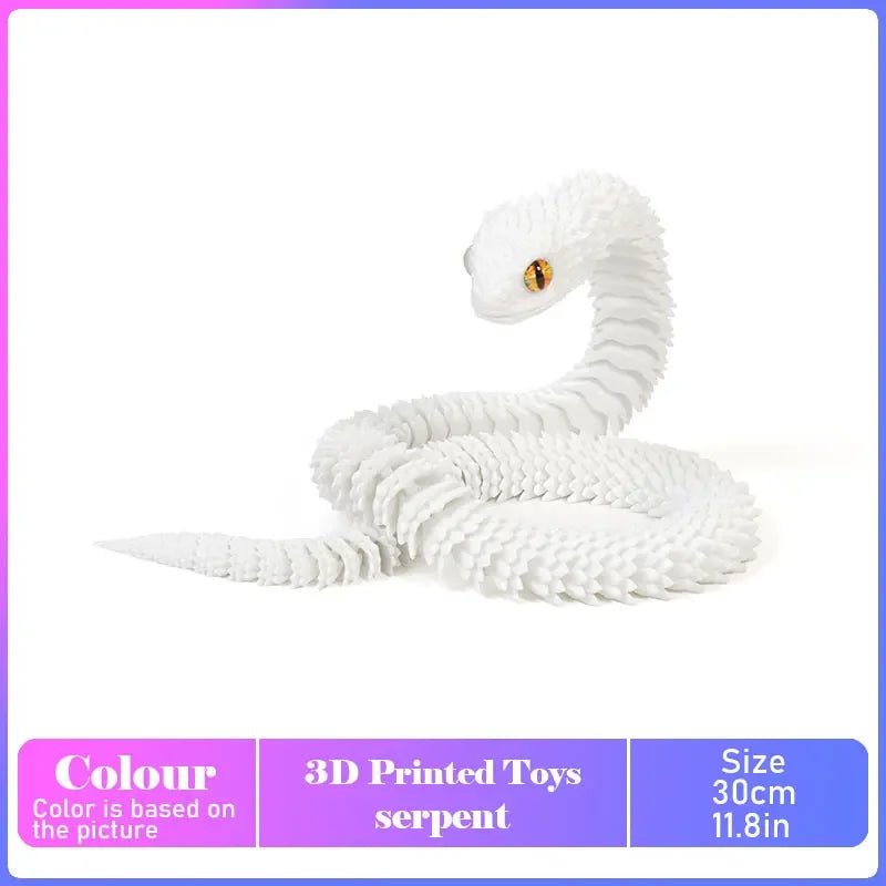 Figurine Dragon Articulée Imprimée en 3D | Modèle Décoratif avec Joints Mobiles | PLA Écologique Jouet 3D - KAWAII FAVIE