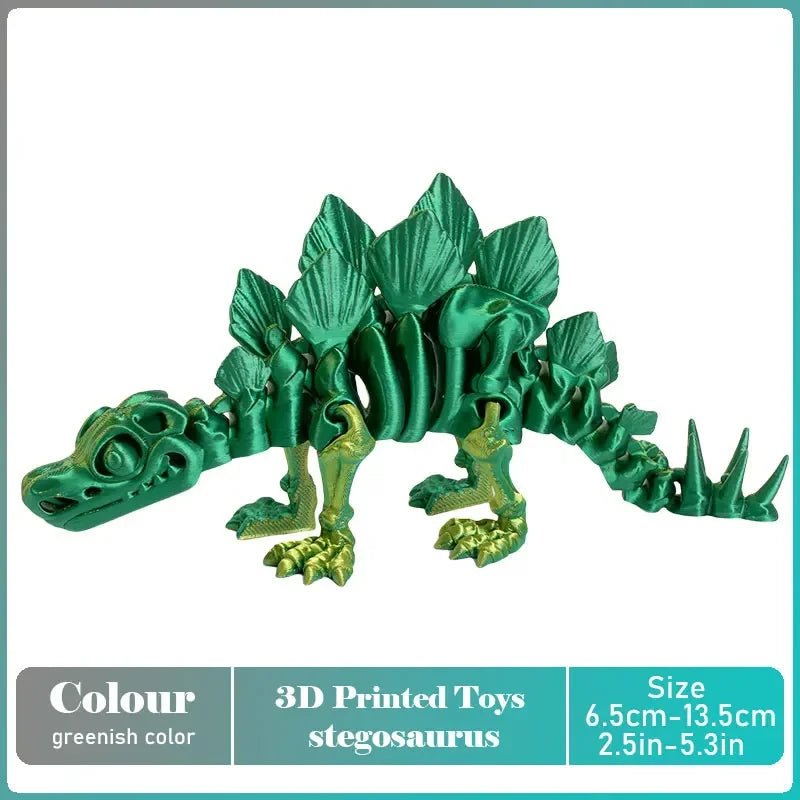 Figurine Dragon Articulée Imprimée en 3D | Modèle Décoratif avec Joints Mobiles | PLA Écologique Jouet 3D - KAWAII FAVIE