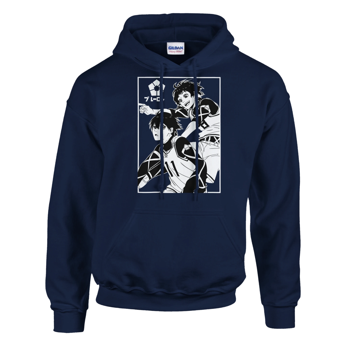 Hoodie Blue Lock Équipe Bachira&Isagi Graphisme - Sweat Capuche Unisexe Sweat-shirt- KAWAII FAVIE