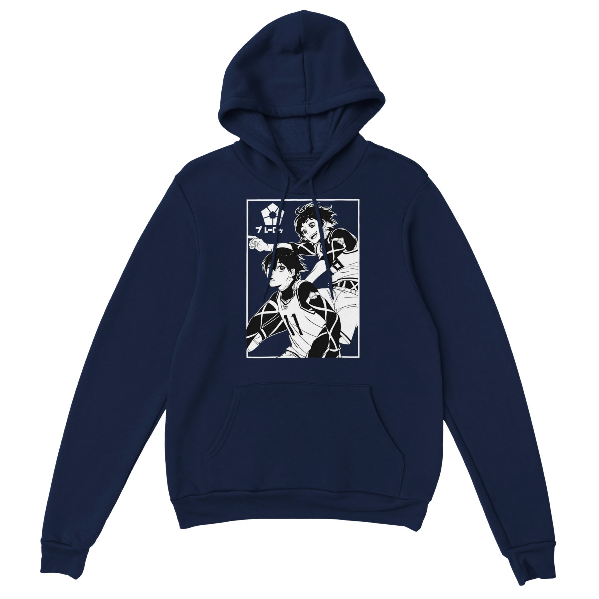 Hoodie Blue Lock Équipe Bachira&Isagi Graphisme - Sweat Capuche Unisexe Sweat-shirt- KAWAII FAVIE