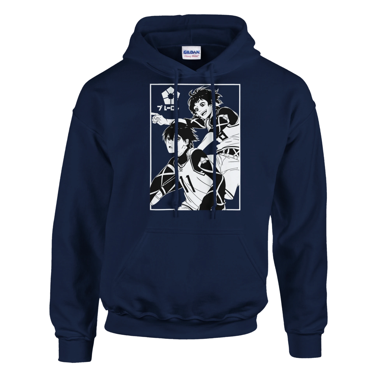 Hoodie Blue Lock Équipe Bachira&Isagi Graphisme - Sweat Capuche Unisexe Sweat-shirt- KAWAII FAVIE