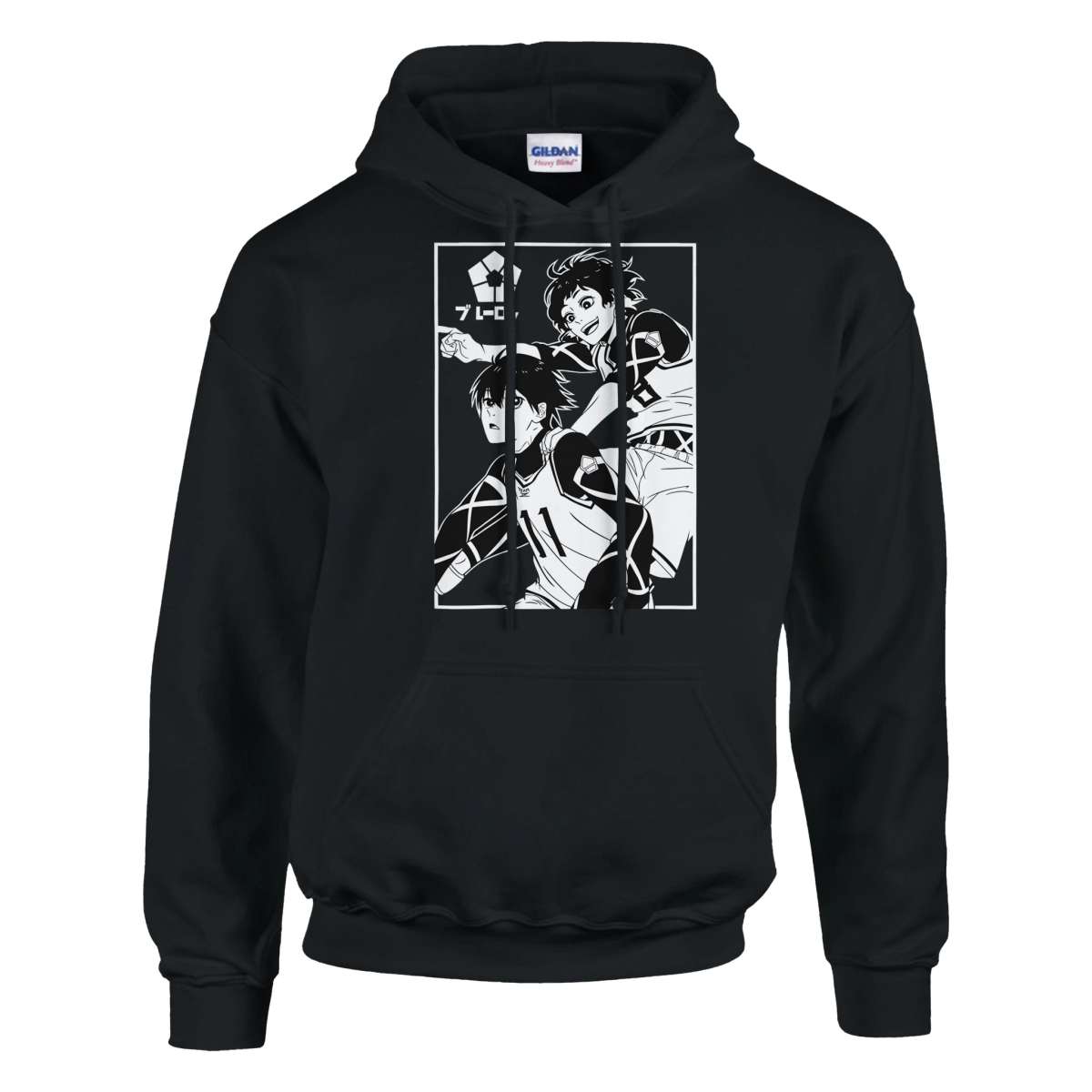 Hoodie Blue Lock Équipe Bachira&Isagi Graphisme - Sweat Capuche Unisexe Sweat-shirt- KAWAII FAVIE