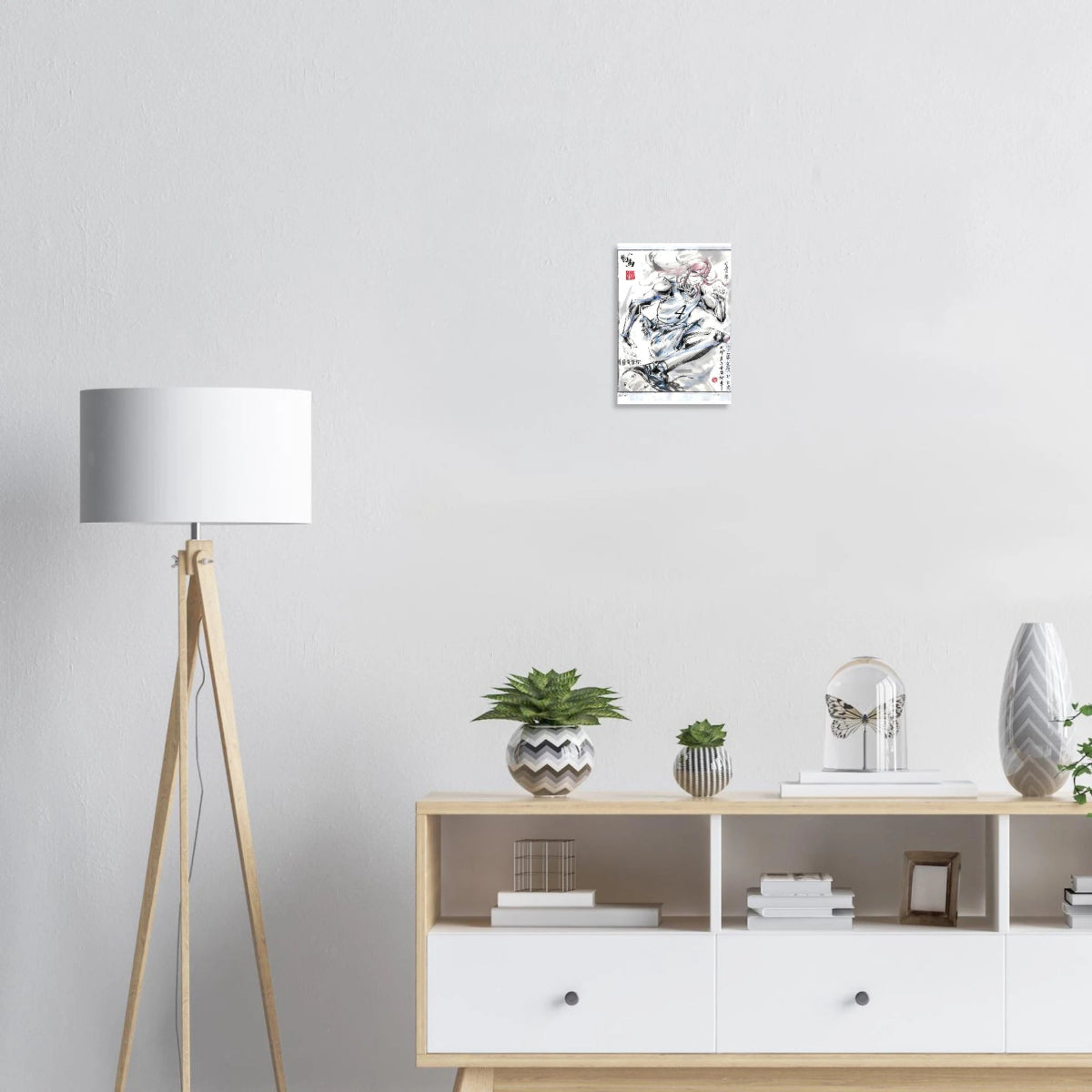 Hyoma Chigiri Sumi-e Poster - Blue Lock Art - Papier Mat POSTER CADRE- KAWAII FAVIE