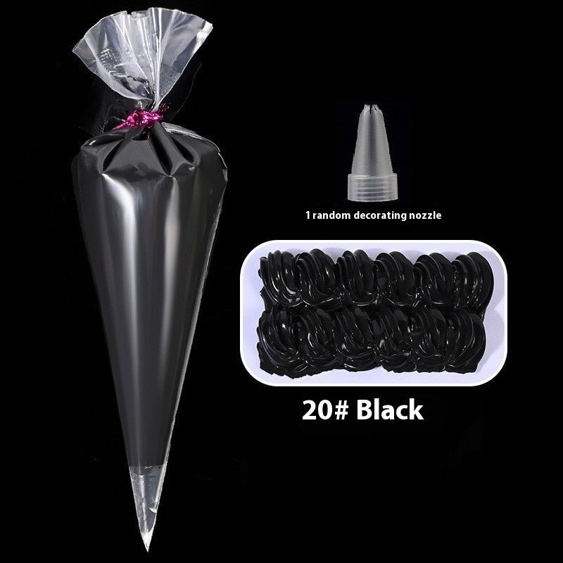 Kawahip Colle-Crème 60g 20 Couleurs Noir- Sac à Douille DIY Artisanat KAWAHIP- KAWAII FAVIE