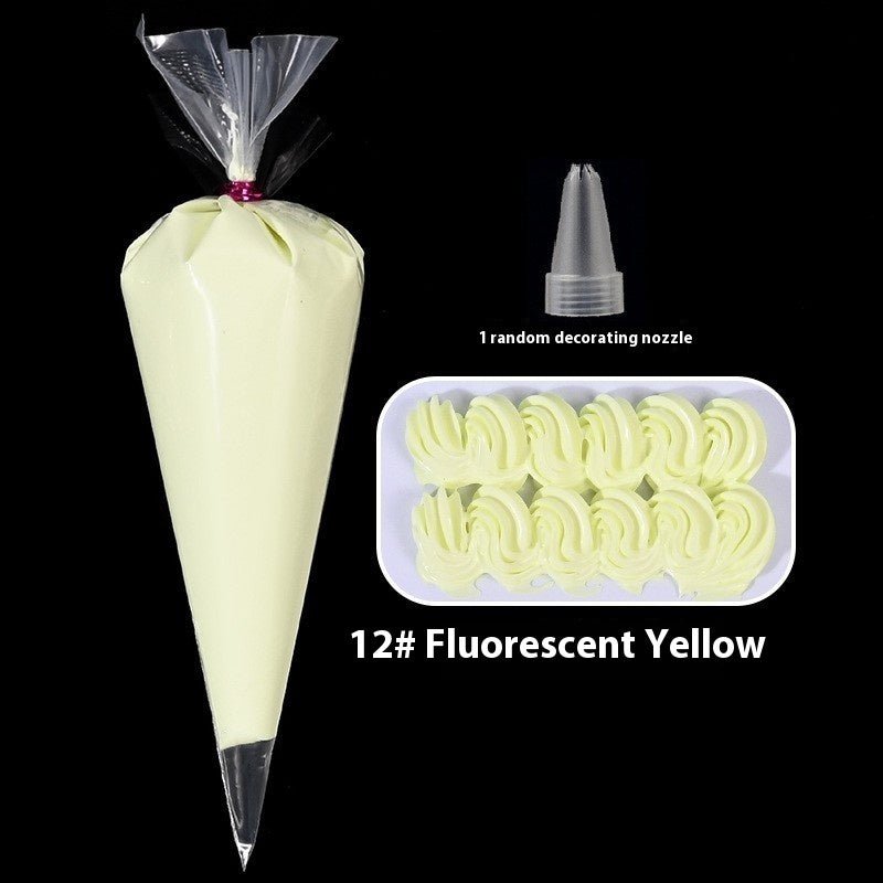 Kawahip Colle-Crème 60g 20 Couleurs Jaune fluo - Sac à Douille DIY Artisanat KAWAHIP- KAWAII FAVIE