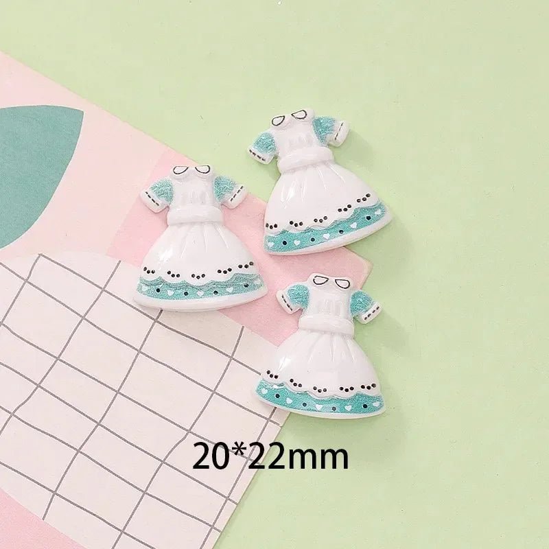 Kit Créatif 10 accessoires en Résine | Fille, Lapin, Souris, Champignon - Dos Plat pour Scrapbooking & Bijoux DIY KAWAHIP Charms - KAWAII FAVIE