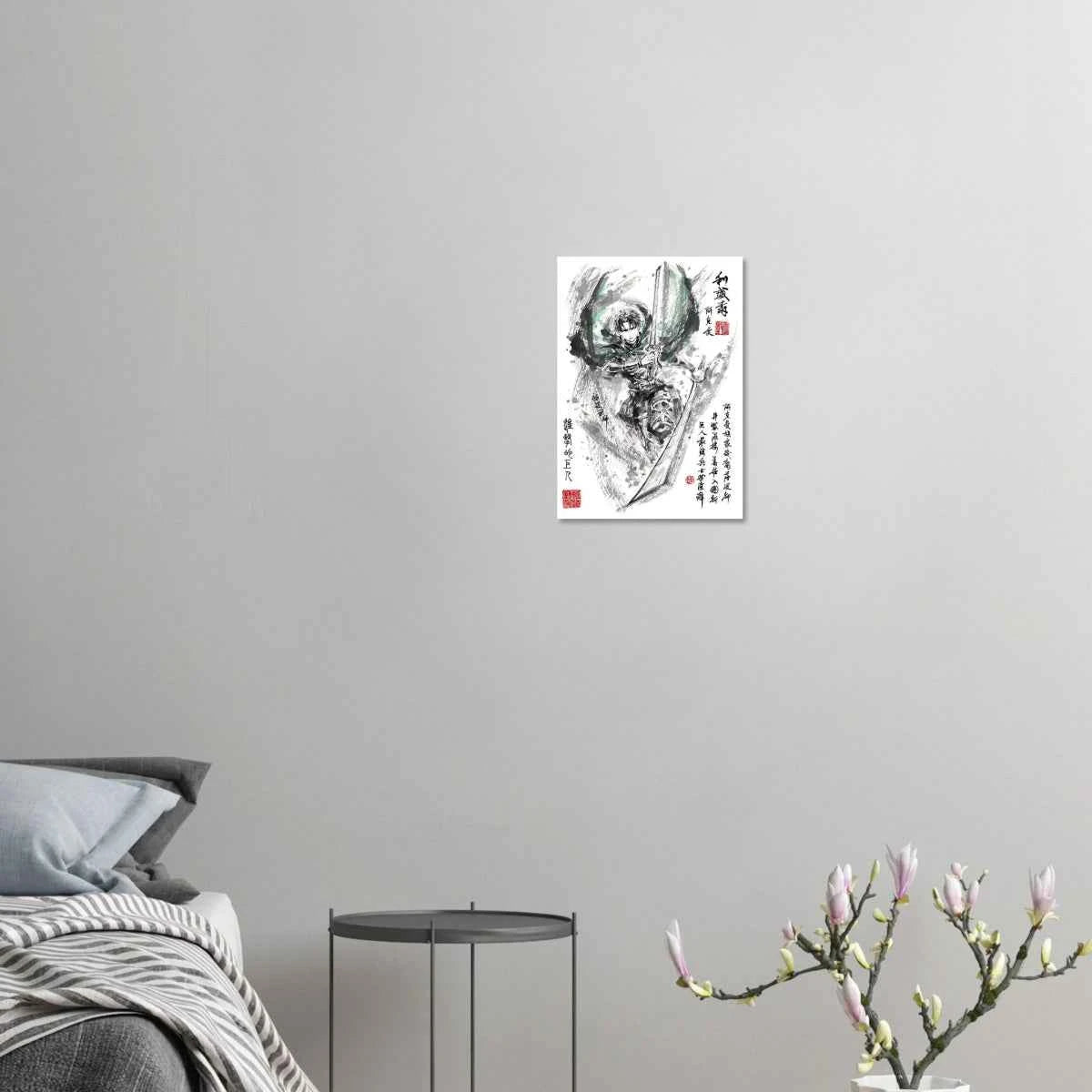 Levi Ackerman Sumi-e Poster 2- L’Attaque des Titans-Papier Mat