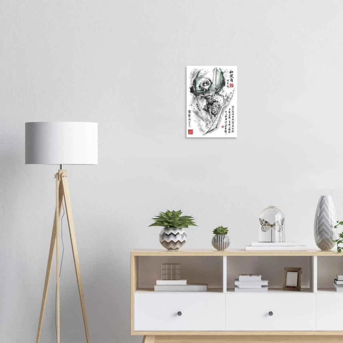 Levi Ackerman Sumi-e Poster 2- L’Attaque des Titans-Papier Mat