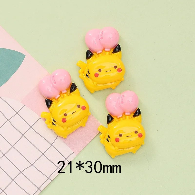 Lot d'Accessoires 10 pcs en Résine KAWAHIP | Charms Dessert et Animaux Mignons - DIY, Décoration Créative Charms - KAWAII FAVIE