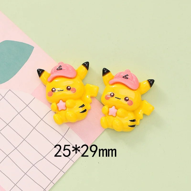 Lot d'Accessoires 10 pcs en Résine KAWAHIP | Charms Dessert et Animaux Mignons - DIY, Décoration Créative Charms - KAWAII FAVIE