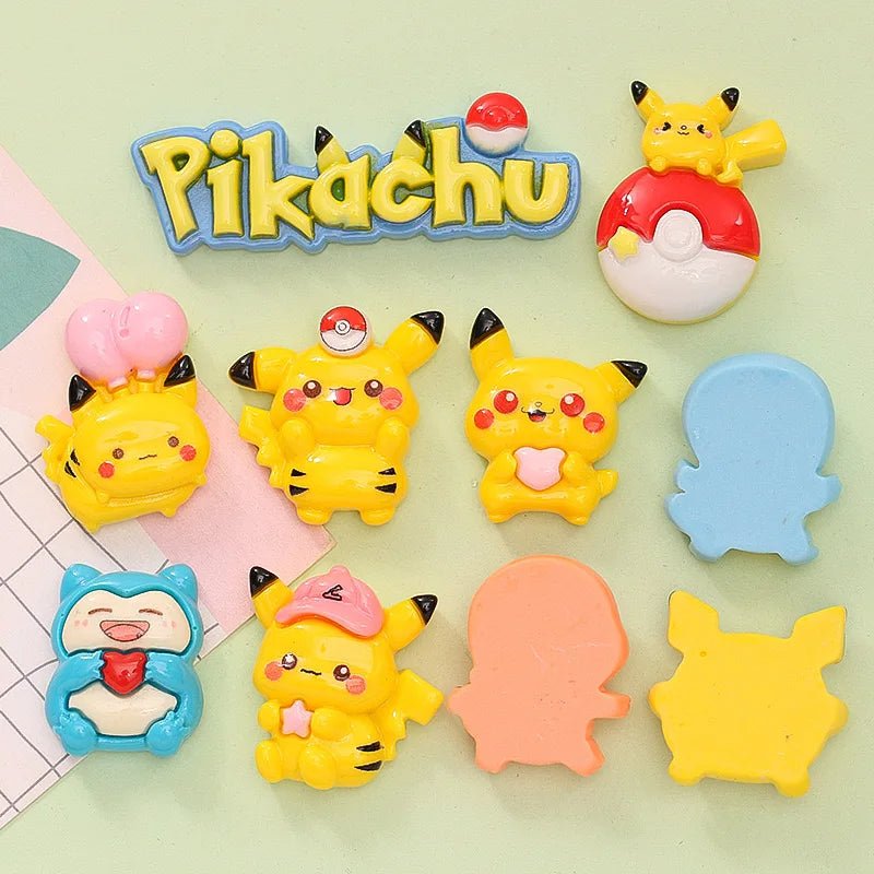 Lot d'Accessoires 10 pcs en Résine KAWAHIP | Charms Dessert et Animaux Mignons - DIY, Décoration Créative Charms - KAWAII FAVIE