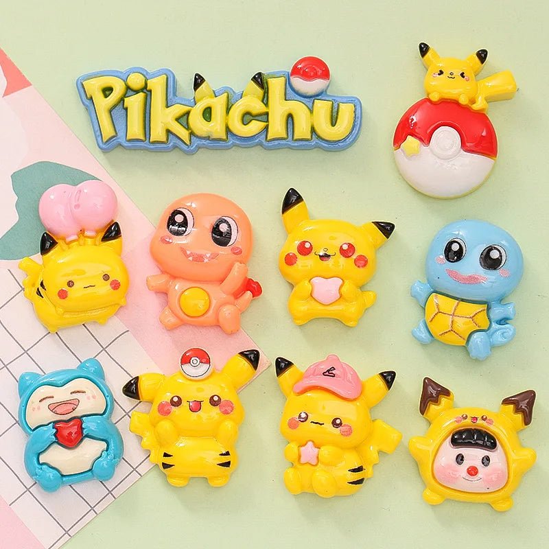 Lot d'Accessoires 10 pcs en Résine KAWAHIP | Charms Dessert et Animaux Mignons - DIY, Décoration Créative Charms - KAWAII FAVIE