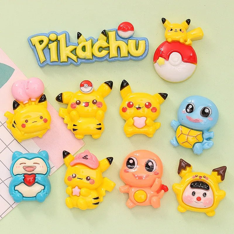 Lot d'Accessoires 10 pcs en Résine KAWAHIP | Charms Dessert et Animaux Mignons - DIY, Décoration Créative Charms - KAWAII FAVIE