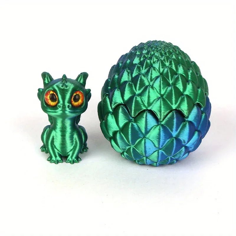 Lot d’Oeufs Dinosaure 3D Multicolores à Couvercle Flip | Décoration Bureau Créative - Cadeau Original Jouet 3D - KAWAII FAVIE