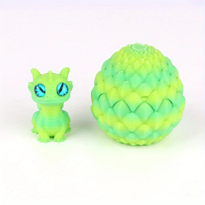 Lot d’Oeufs Dinosaure 3D Multicolores à Couvercle Flip | Décoration Bureau Créative - Cadeau Original Jouet 3D - KAWAII FAVIE