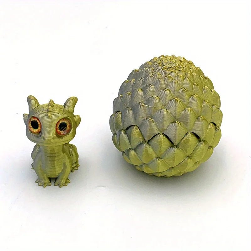 Lot d’Oeufs Dinosaure 3D Multicolores à Couvercle Flip | Décoration Bureau Créative - Cadeau Original Jouet 3D - KAWAII FAVIE