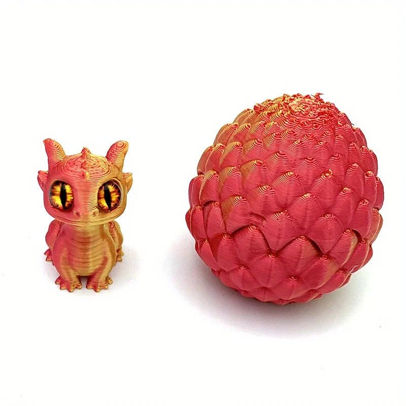 Lot d’Oeufs Dinosaure 3D Multicolores à Couvercle Flip | Décoration Bureau Créative - Cadeau Original Jouet 3D - KAWAII FAVIE