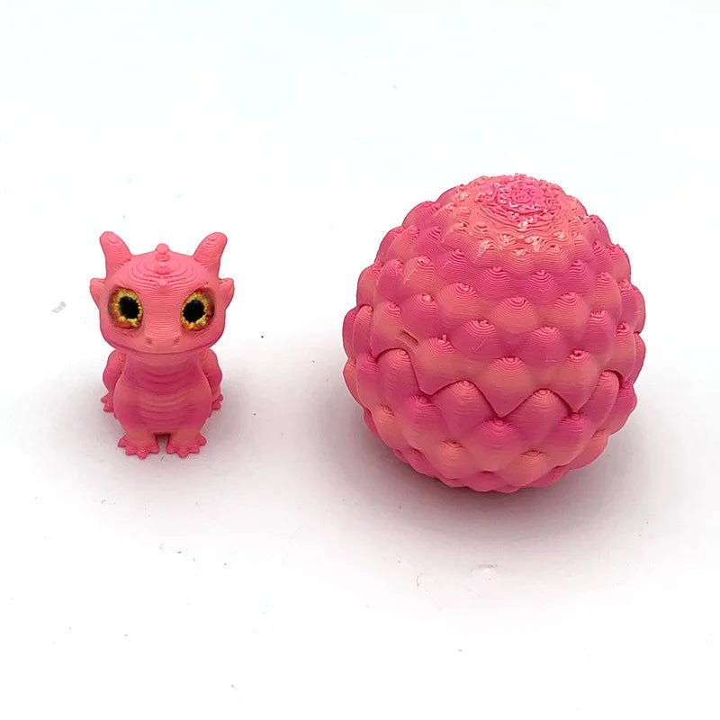 Lot d’Oeufs Dinosaure 3D Multicolores à Couvercle Flip | Décoration Bureau Créative - Cadeau Original Jouet 3D - KAWAII FAVIE