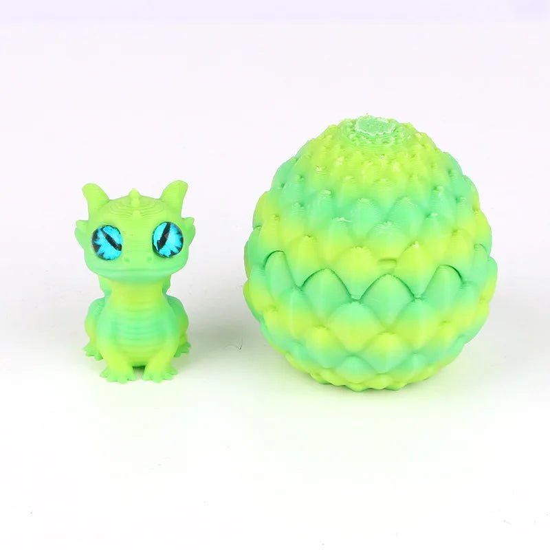 Lot d’Oeufs Dinosaure 3D Multicolores à Couvercle Flip | Décoration Bureau Créative - Cadeau Original Jouet 3D - KAWAII FAVIE