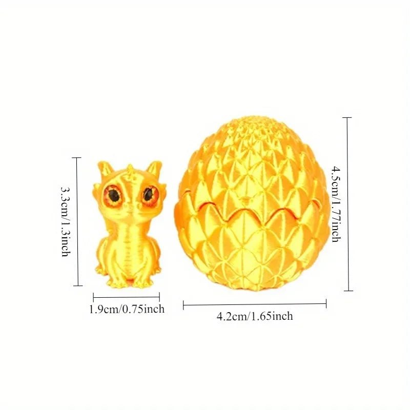 Lot d’Oeufs Dinosaure 3D Multicolores à Couvercle Flip | Décoration Bureau Créative - Cadeau Original Jouet 3D - KAWAII FAVIE