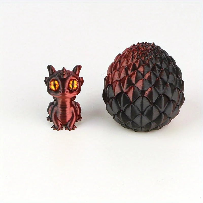 Lot d’Oeufs Dinosaure 3D Multicolores à Couvercle Flip | Décoration Bureau Créative - Cadeau Original Jouet 3D - KAWAII FAVIE