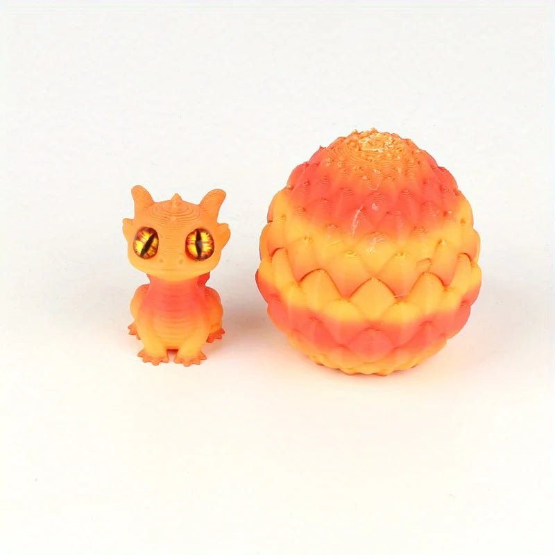 Lot d’Oeufs Dinosaure 3D Multicolores à Couvercle Flip | Décoration Bureau Créative - Cadeau Original Jouet 3D - KAWAII FAVIE