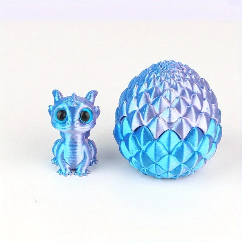 Lot d’Oeufs Dinosaure 3D Multicolores à Couvercle Flip | Décoration Bureau Créative - Cadeau Original Jouet 3D - KAWAII FAVIE