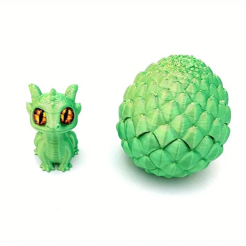 Lot d’Oeufs Dinosaure 3D Multicolores à Couvercle Flip | Décoration Bureau Créative - Cadeau Original Jouet 3D - KAWAII FAVIE