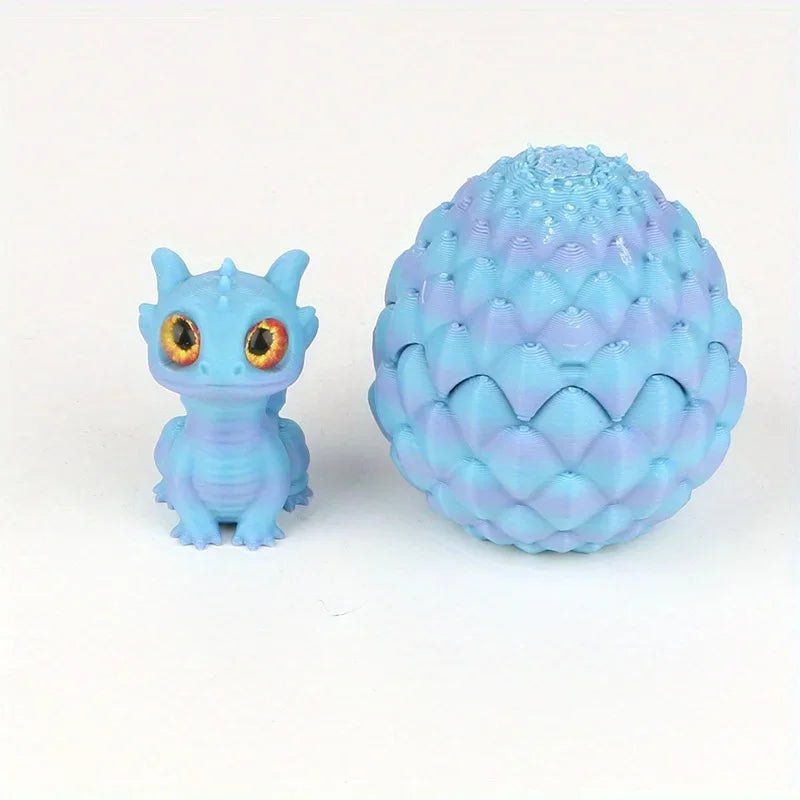 Lot d’Oeufs Dinosaure 3D Multicolores à Couvercle Flip | Décoration Bureau Créative - Cadeau Original Jouet 3D - KAWAII FAVIE