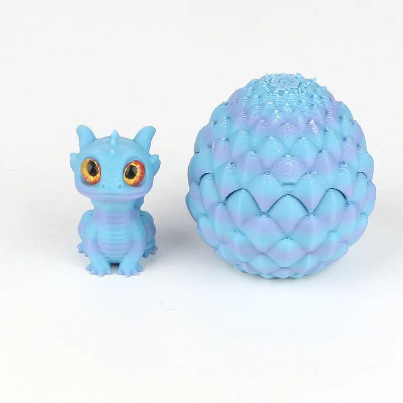 Lot d’Oeufs Dinosaure 3D Multicolores à Couvercle Flip | Décoration Bureau Créative - Cadeau Original Jouet 3D - KAWAII FAVIE