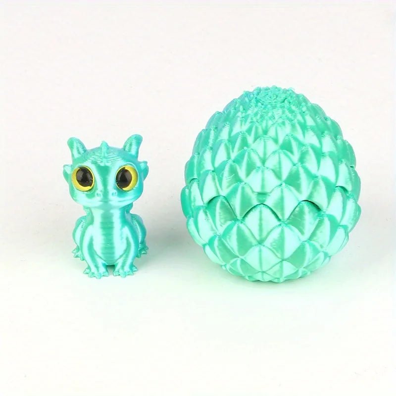 Lot d’Oeufs Dinosaure 3D Multicolores à Couvercle Flip | Décoration Bureau Créative - Cadeau Original Jouet 3D - KAWAII FAVIE