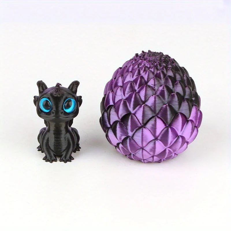 Lot d’Oeufs Dinosaure 3D Multicolores à Couvercle Flip | Décoration Bureau Créative - Cadeau Original Jouet 3D - KAWAII FAVIE