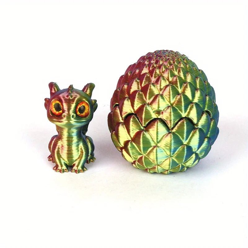 Lot d’Oeufs Dinosaure 3D Multicolores à Couvercle Flip | Décoration Bureau Créative - Cadeau Original Jouet 3D - KAWAII FAVIE