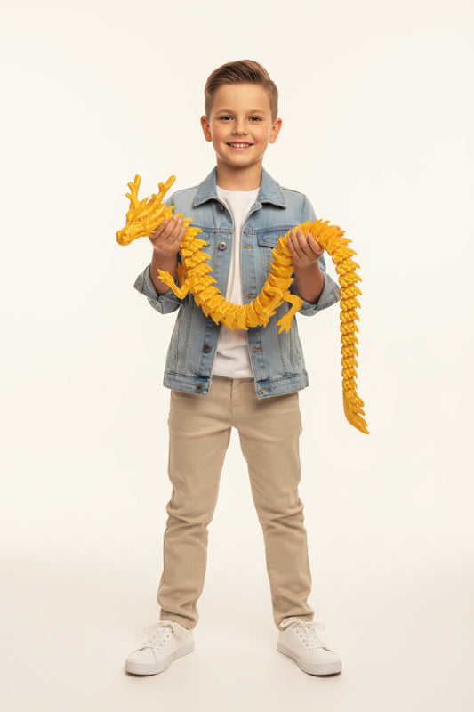 Modèle Shenlong 30 cm Imprimé en 3D | Dragon Articulé pour Collection & Décoration - Cadeau Créatif Jouet 3D - KAWAII FAVIE