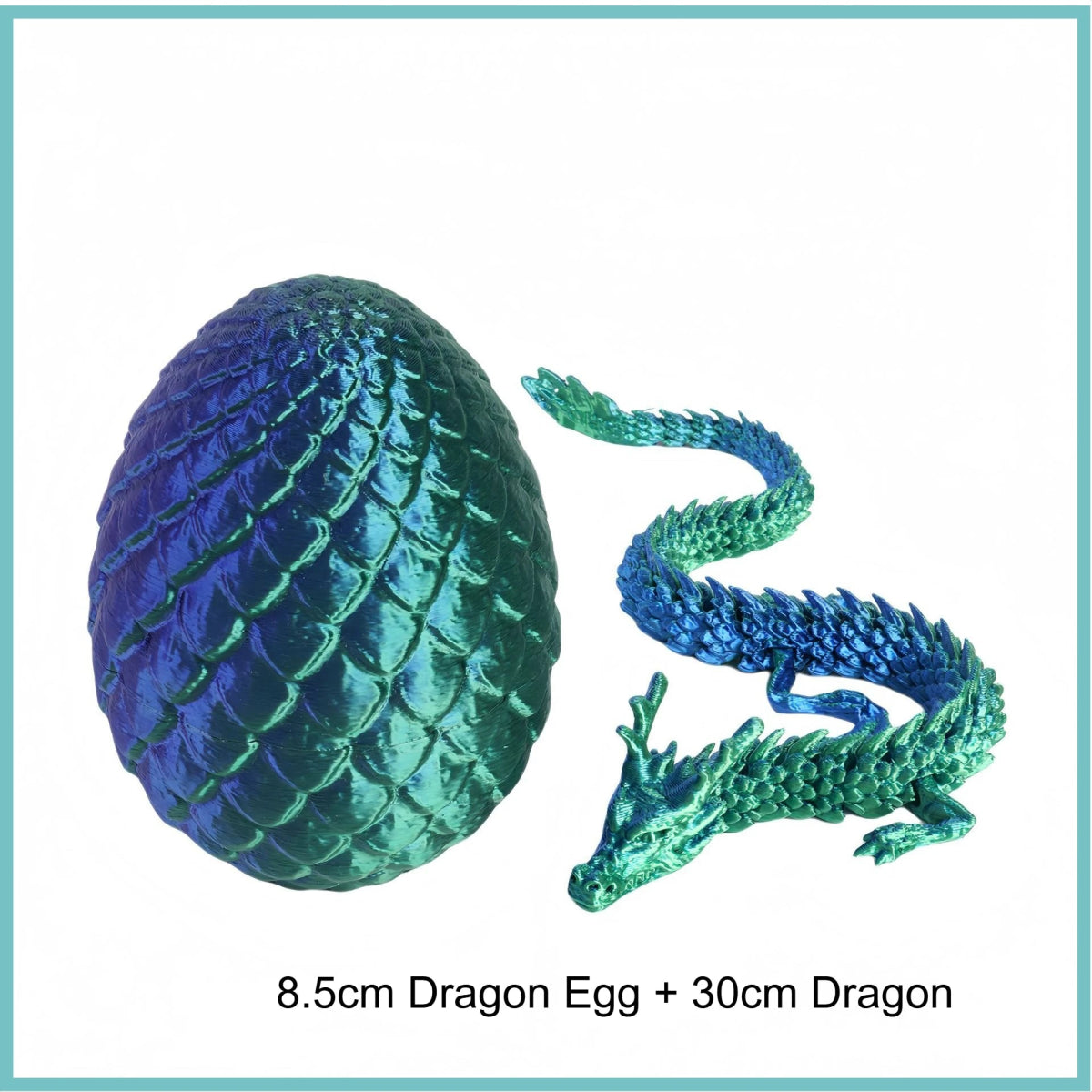 Œuf Surprise Dragon Chinois Shenlong 3D 30cm | Jouet Anti - Stress Articulé avec Œuf - Cadeau Unique Jouet 3D - KAWAII FAVIE
