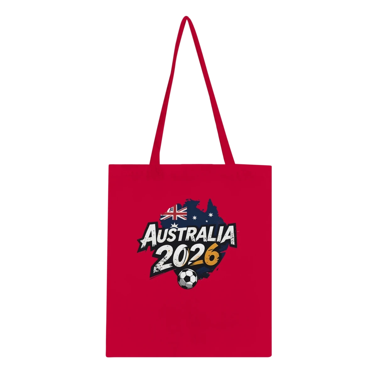 Sacs fourre-tout - Australie 2026 - Design Coupe du Monde Football | Maillot Supporters Sélection Nationale