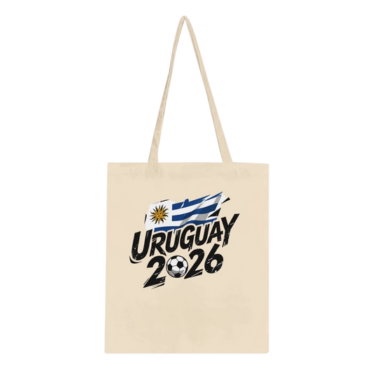 Sacs fourre - tout - Uruguay 2026 - Design Coupe du Monde Football | Maillot Supporters Sélection Nationale sac - KAWAII FAVIE